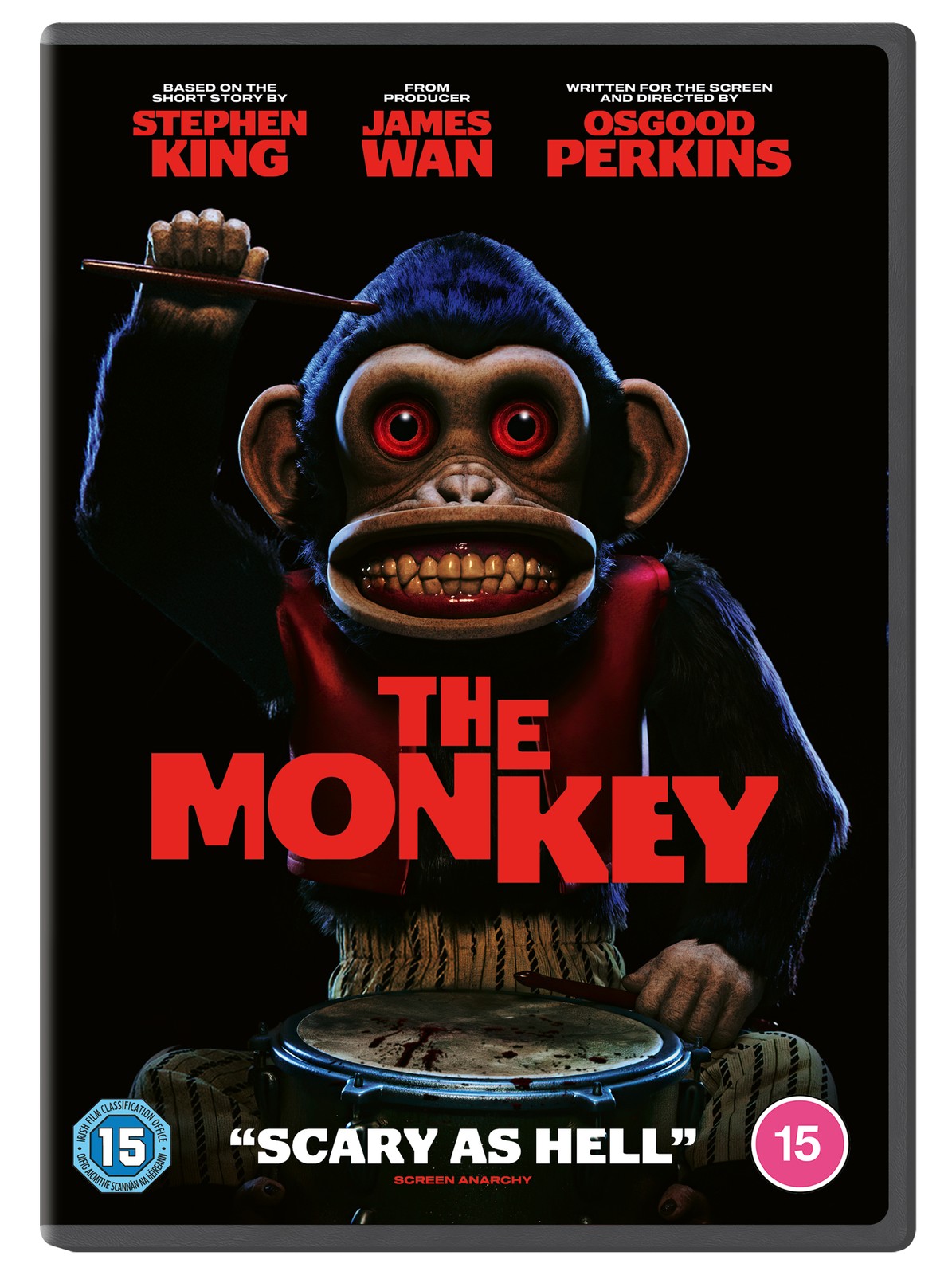 The Monkey (DVD) Christian Convery Colin O'Brien Elijah Wood Osgood Perkins