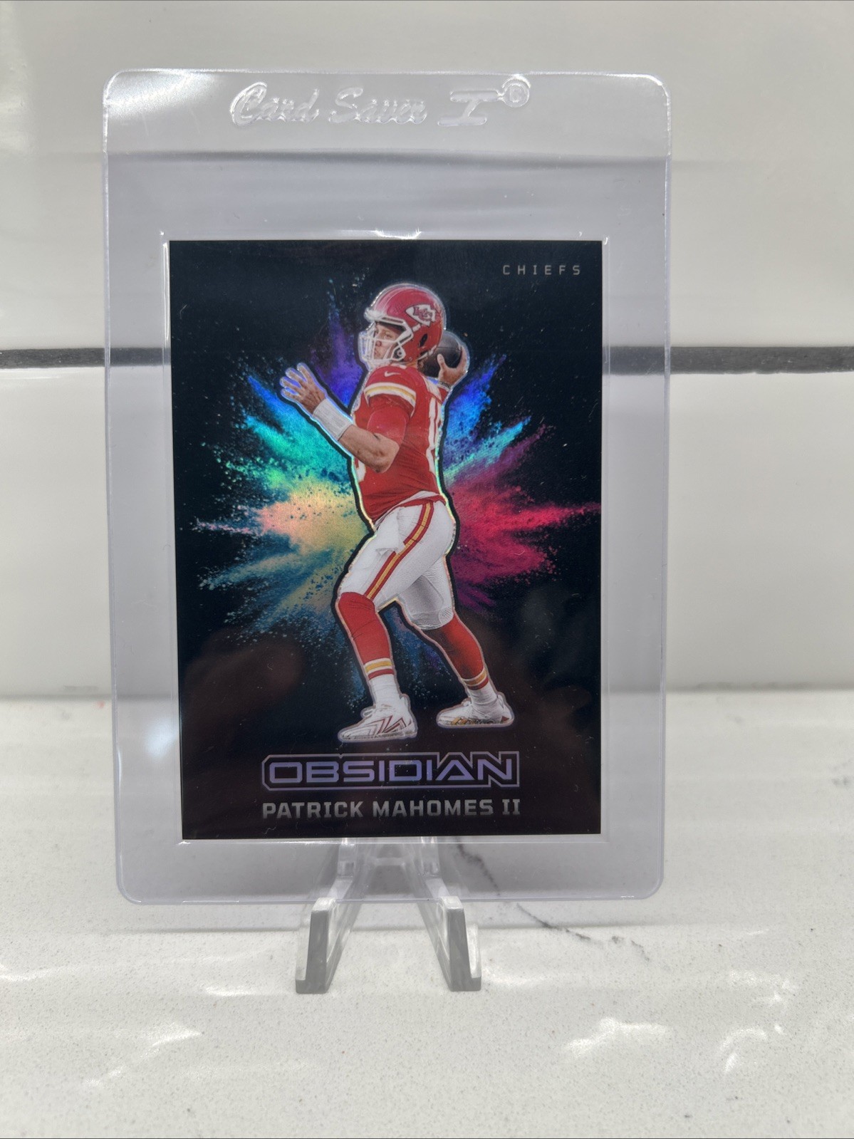 2024 Panini Obsidian - Black Color Blast Patrick Mahomes II #17
