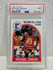 1989-90 NBA HOOPS All-Star Game Michael Jordan #21 PSA 9 MINT Bulls HOF GOAT
