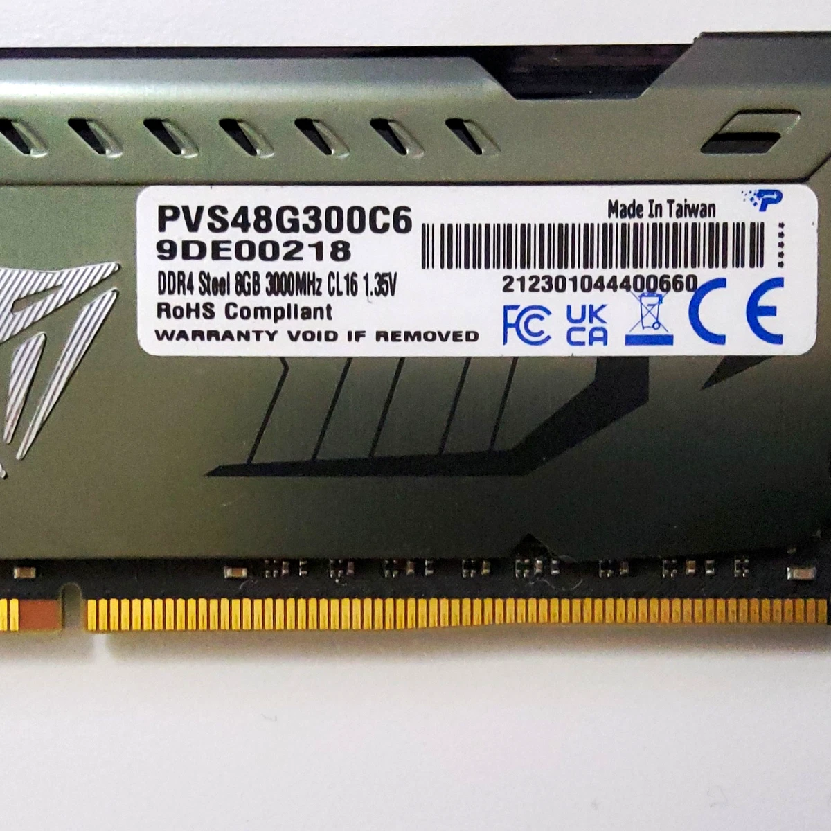 Patriot DDR4 SDRAM 8 GB Capacity per Module Memory (RAM) for sale