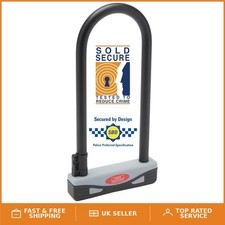 Burg Wachter Gold Sold Secure D Lock - Superior Bike Security, Large Size