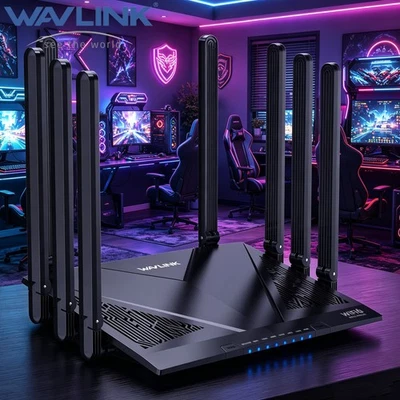 WAVLINK AX6000 Wi-Fi 6 Router Gaming Wireless Router Mesh AP Repeater OpenVPN - Bild 1 von 4