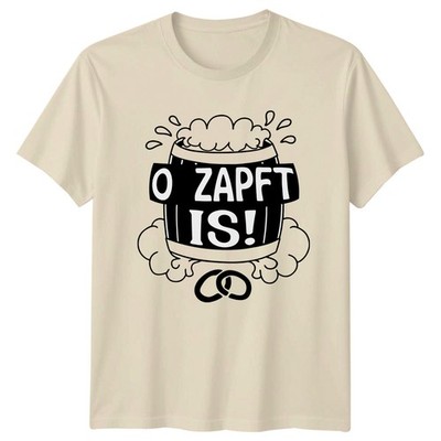 O Zapft Is T-Shirt Bayrisch Bier Zapfen Oktoberfest Geschenk für Sie und Ihn