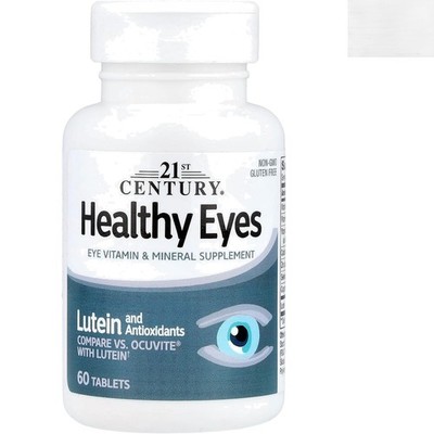 Non-GMO Healthy Eyes Supplement: Lutein and Vitamins A, C, E - 60 Tablets