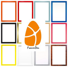 12 Rainbow Colours Modern Square Picture Photo Poster Frame Decor Many Size SALE