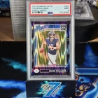 2024 Panini Donruss Optic Rated Rookie Caleb Williams #201 Purple Shock RC PSA 9