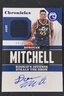 2017-18 Panini Chronicles Donovan Mitchell Signature Swatches Blue Auto /99