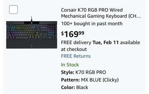 Corsair K70 RGB PRO Mechanische Gaming Tastatur - US Englisch - Bild 2 von 5