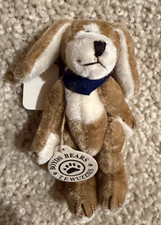 Boyds Bears Mini Plush Puppy Dog Bandana T.F. Foley Wuzzie Jointed w/ Tag 3.5"