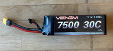 Venom 3S 11.1V 7500mAh 30C LiPo Battery w/ XT-60 Plug