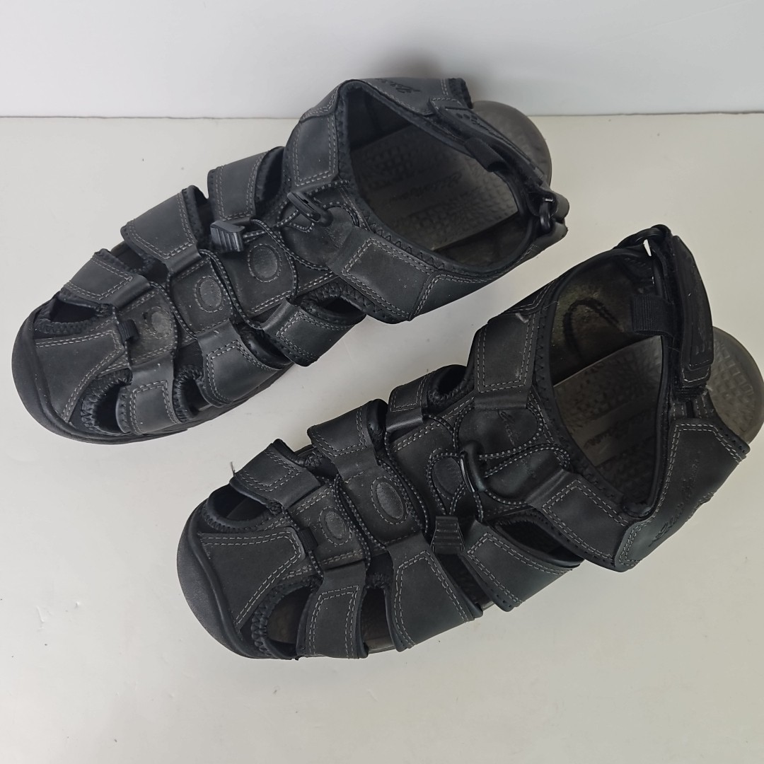 APL Sandali da pescatore uomo Eddie Bauer neri taglia 11M scarpe da trekking estive