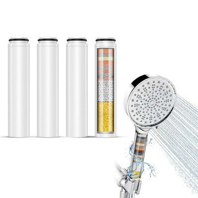4 Pack Shower Filter Replacement Compatible with Cobbe  Handheld Shower Head,...