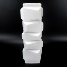 Hutschenreuther Porzellan Vase Heinrich Fuchs Design OP ART Serie Archais 27cm