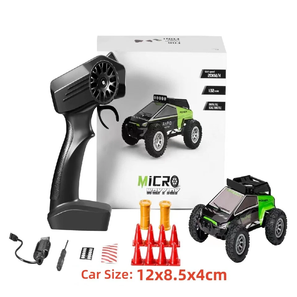 1/32 Mini RC Drift Climbing Car mit LED Licht Fernsteuerung Off Road Fahrzeug - Bild 3 von 4