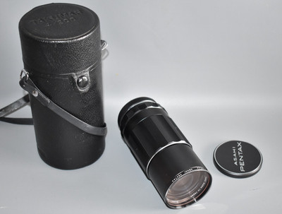 Vintage Objektiv Pentax Asahi Super Takumar 1:4/200 M42 top Zustand Fach #AA3