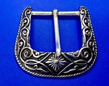 Western Engraved Ranger Replacement Belt Buckle For 1.5" Belt Vintage 95' B.A.S