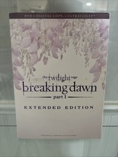 The Twilight Saga Breaking Dawn Part 1 DVD 2011 Romance Extended Edition