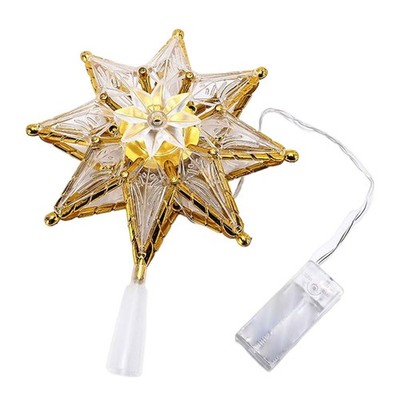 3D Christmas Tree Topper LED Lichterketten Wohnzimmer Anhänger beleuchteter