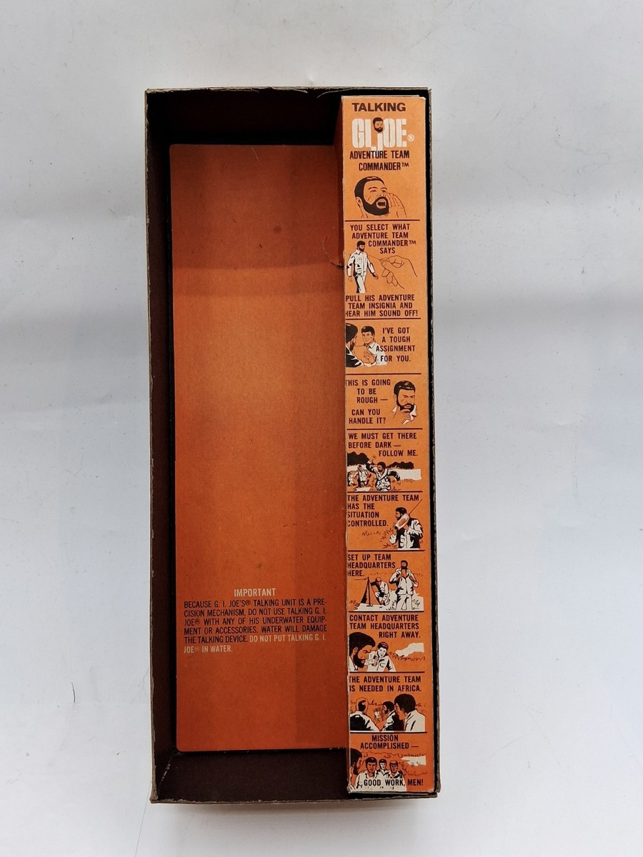 Vintage 1974 Hasbro Adventure Team Talking G.I. Joe Action