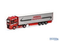 Herpa Hebeis Transporte Man Tgx Gx Gardinenplanenauflieger 320498