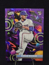 2025 Topps Cosmic Chrome - Kumar Rocker #120 Purple Nebula Refractor /150 (RC)