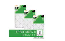 HDX 14x30x1 Furnace Air Filter MERV 8 Pleated HVAC AC FPR 5 3-Pack
