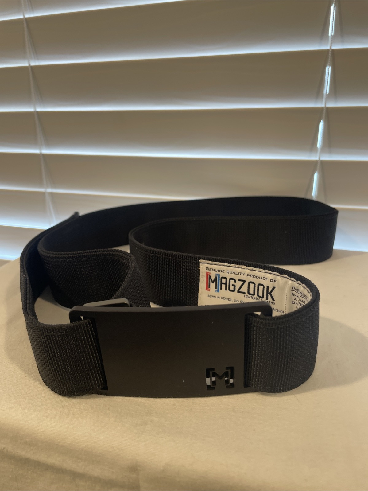 MagZook Magnetic Belt Size Large (36-40) Black Made In USA