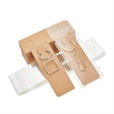 1Set 200Pcs 100Pcs Cardboard Jewelry Display Cards for Keychain with