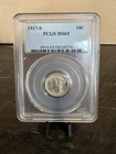 1917-S 10C Mercury Dime PCGS MS65
