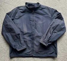 VTG Tommy Hilfiger Lightweight Jacket Navy Mens Large Y2K Full Zip