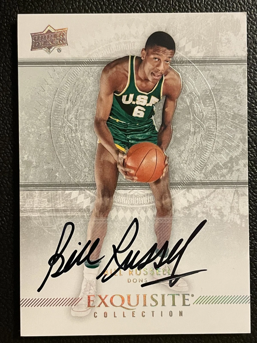 Upper Deck Bill Russell Basketball Autographed Sports Trading