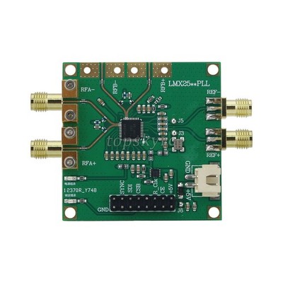 10MHz-19GHz LMX2595 V3 PLL Core Board Phase Locked Loop w/SMA Connector tp1