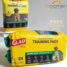 Puppy Training Pads by Glad Giant Size For large breeds Leak protection 24 ct