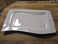 Villeroy & Boch New Wave Servierplatte rechteckig weiß 49cm x 30cm