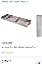 Mr Steam 103867 Condensation / Drain Pan for Mr. Steam Steam Generators