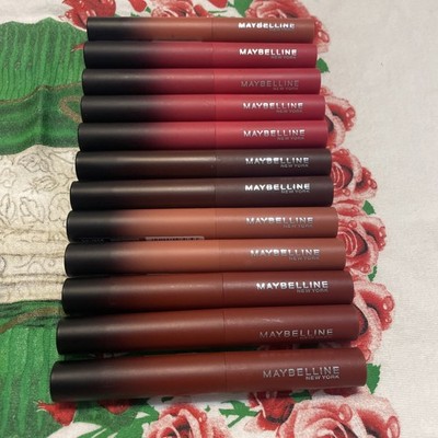 12~Maybelline Color Sensational Ultimatte Slim Matte Lipsticks Assorted See Read