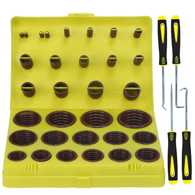 Viton O Ring Assortment Kit - 382 PCS, 30 Sizes, High Temp & Oil Resistant