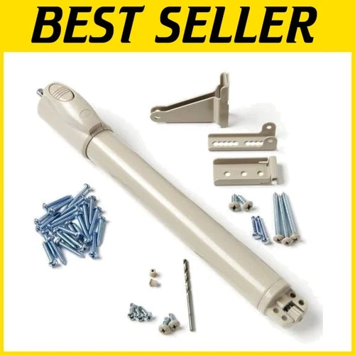 Metal Storm Door Closer Kit in Sandtone - Easy Screw Installation Included