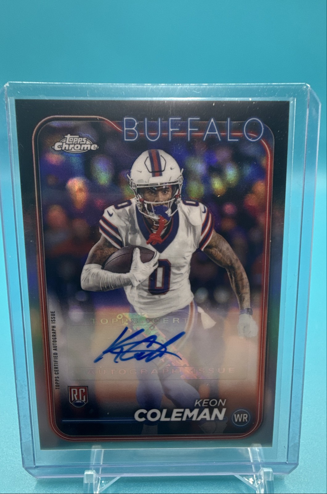 2024 Topps Chrome - Rookie Autographs Keon Coleman #RA-KCO (AU, RC)