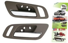 Interior Door Handles Front  Left - FL Big Hole  FR Small Hole Cashmere 2pcs