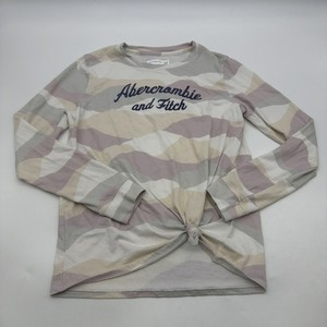 Abercrombie Kids Sweatshirt Girls 15/16 Y Multicolor Logo Embroidered.#43580