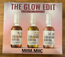 MIIM MIIC The Glow Edit Shimmer Body Oil Vanilla Strawberry 94, 52, 108 3x 2 oz