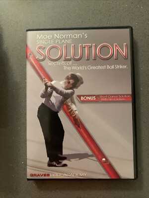 Single Plane Solution Secrets of Moe Norman (2-Disc DVD Set) Graves Golf Academy