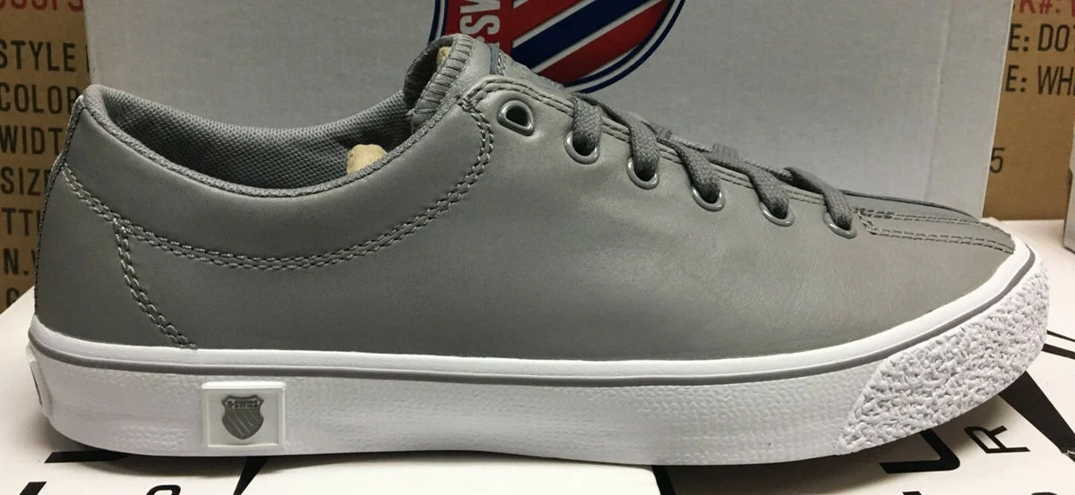 K Swiss Clean Laguna VNZ Men Women Skateboarding Shoes Grey White 72926059 L