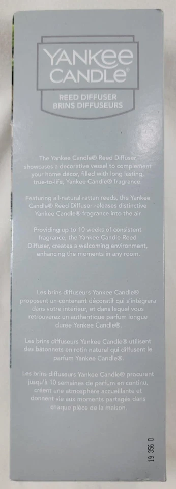 Yankee Candle Reed Diffuser WATER GARDEN Air Freshener Odor Eliminate Fresh - Image 2 of 4