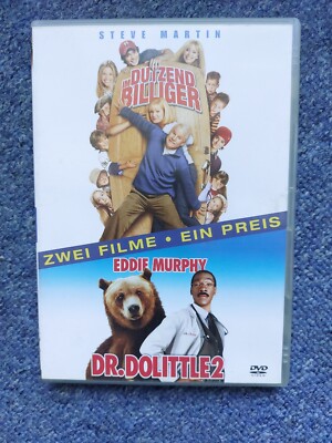 Set 2 DVD Filme Cheaper by the Dozen Im Dutzend billiger / Dr. Dolittle 2