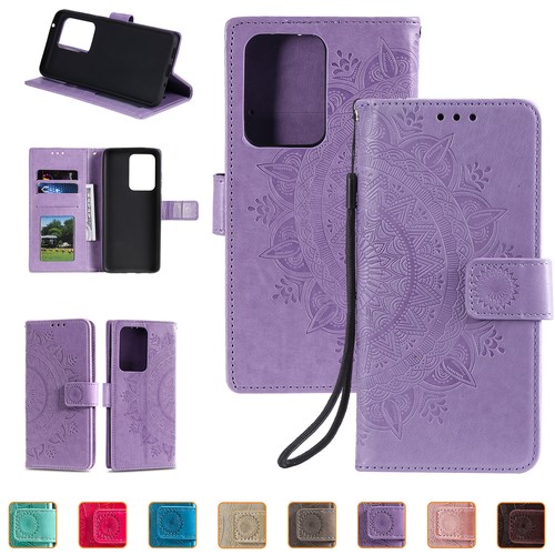 For Samsung Galaxy S25 Ultra S24+ S23 S22 S21 Pattern Leather Card Wallet Case - Picture 11 of 19