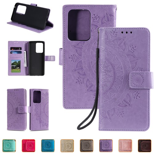 For Samsung Galaxy S24 Ultra S23S22S21 Plus Note20 Leather Wallet Card Slot Case - Afbeelding 1 van 19