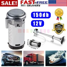 12V Air Pump Air Horn Compressor for Train/Truck/Motor Car Air Horn Kit US STOCK