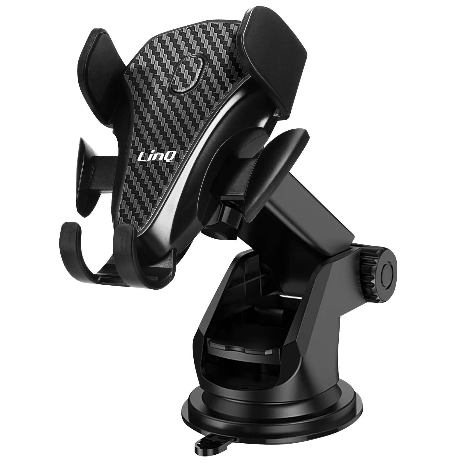 Car Phone Mount Suction-cup Dashboard /Windscreen Locking Button LinQ